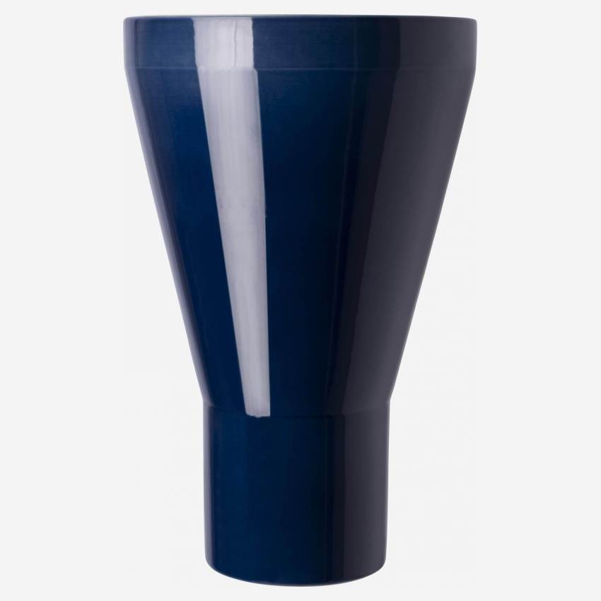 Vase en grès - 24 x 38 cm - Bleu - Design by Frédéric Sofia