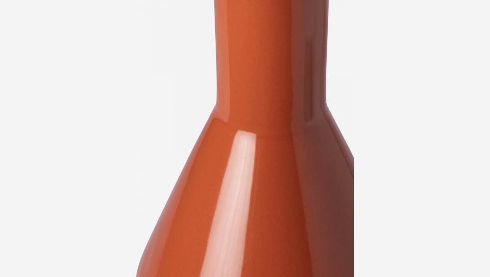 Jarra em grés - 10 x 30 cm - Cor de laranja - Design by Frédéric Sofia