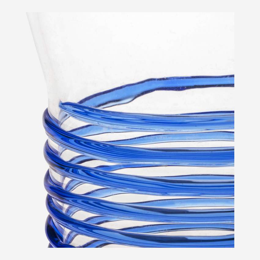 Gobelet en verre - 260 ml - Bleu - Design by Chloé Le Cam