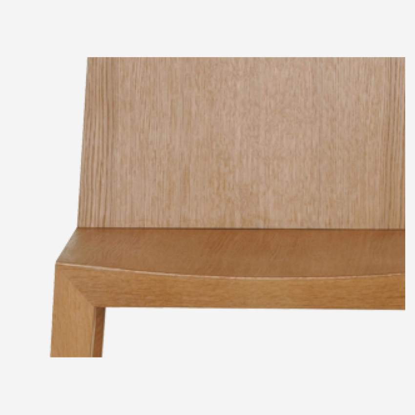 Chaise en chêne massif - Beige 