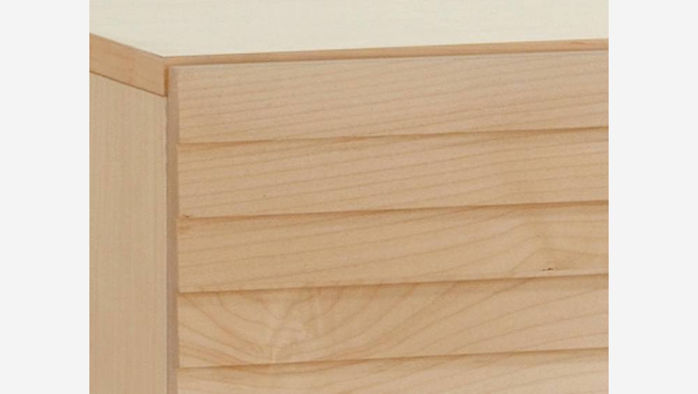Große modulare Aufbewahrungsbox mit Lamellen - Helles Holz - Design by James Patterson