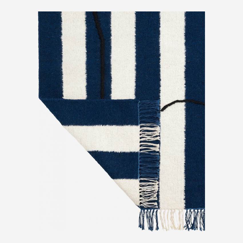 Tapete de lã e algodão tecido à mão - 170 x 240 cm - Design by Floriane Jacques