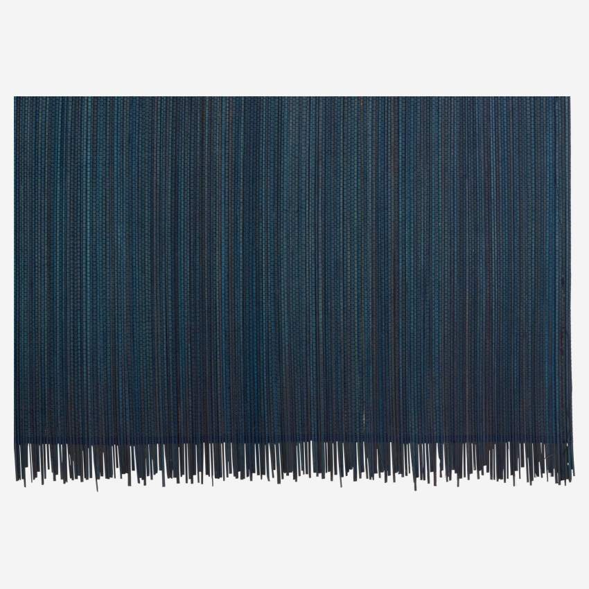 4er-Set Tischsets aus Bambus - 30 x 45 cm - Blau