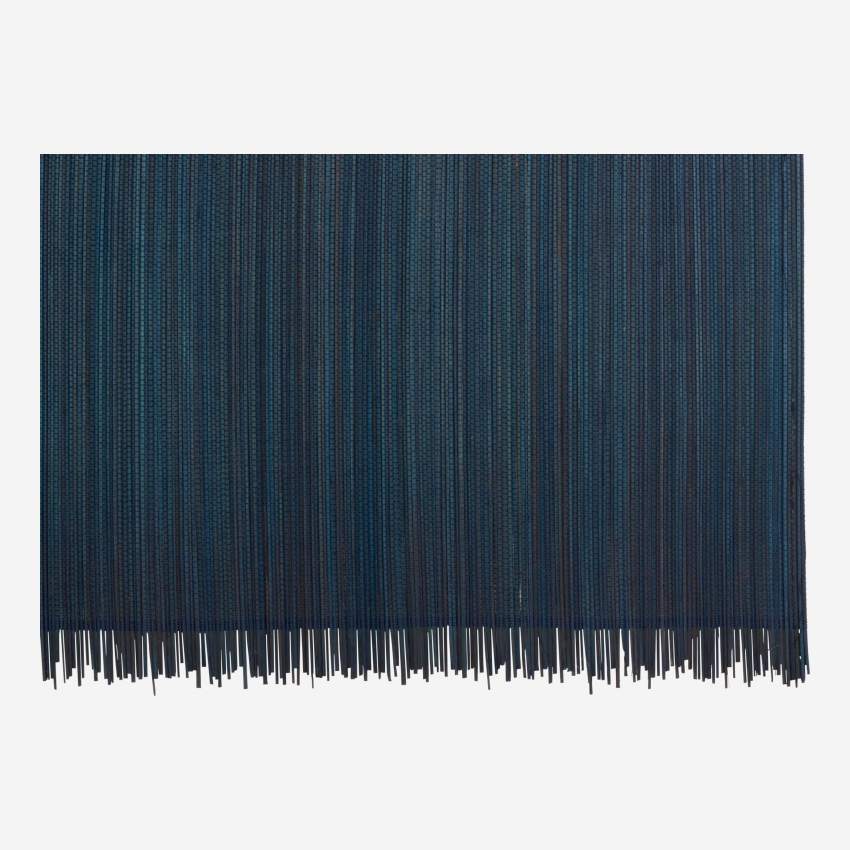 Lot de 4 sets de table en bambou - 30 x 45 cm - Bleu