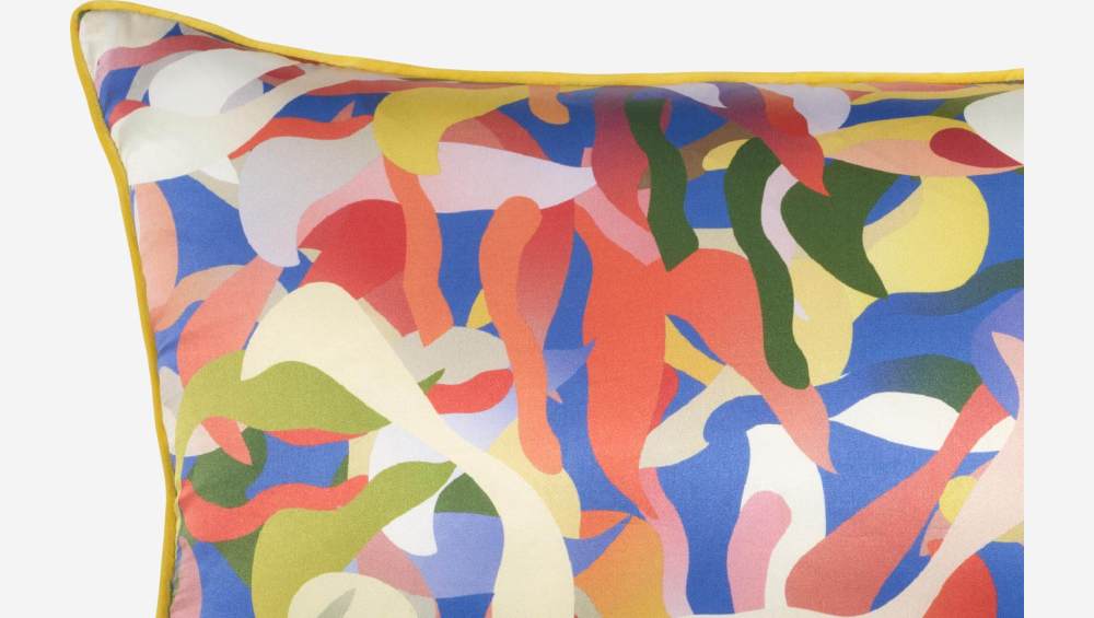 Cuscino in seta - 40 x 60 cm - Motivo di Floriane Jacques