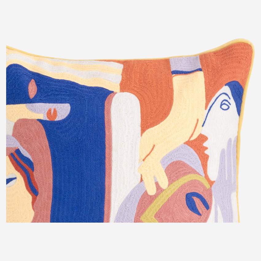 Cojín de algodón - 45 x 45 cm - Motif by Floriane Jacques