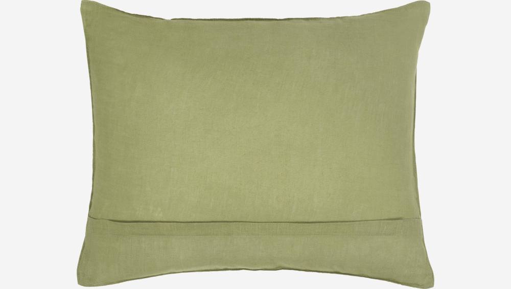 Cuscino in lino - 40 x 50 cm - Kaki