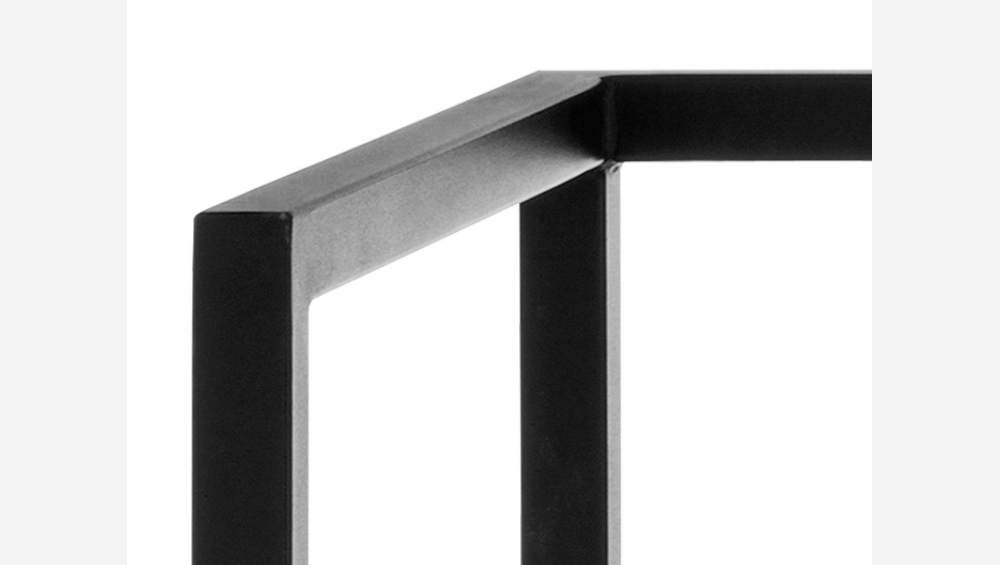 Kleiner Tischbock aus Metall - Schwarz 