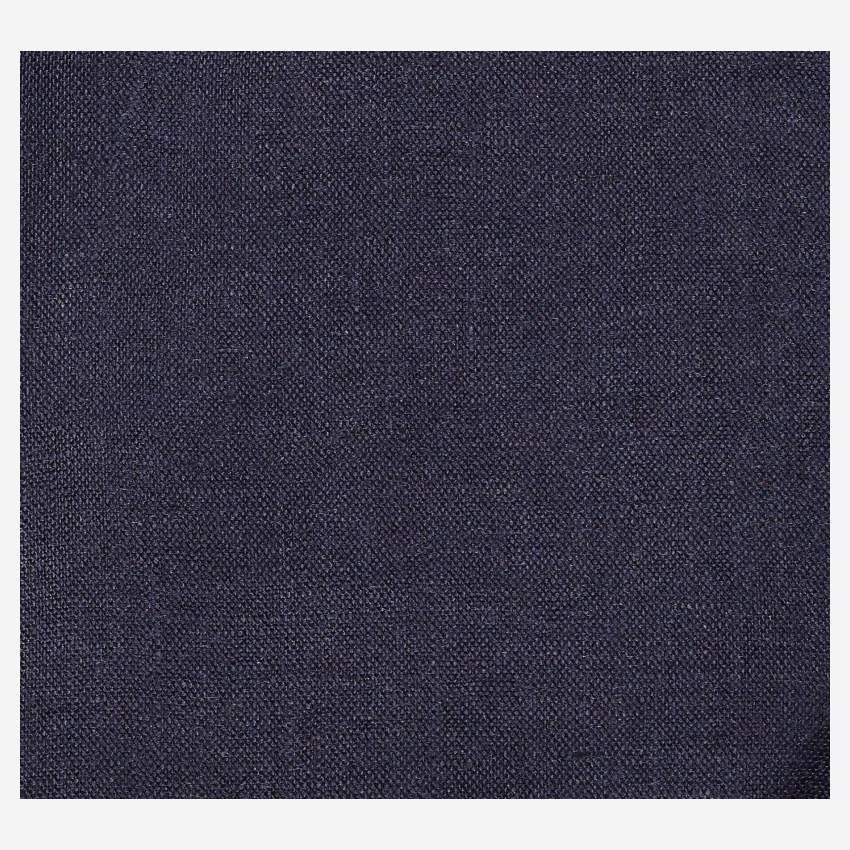 Cortina de linho - 135 x 260 cm - Azul