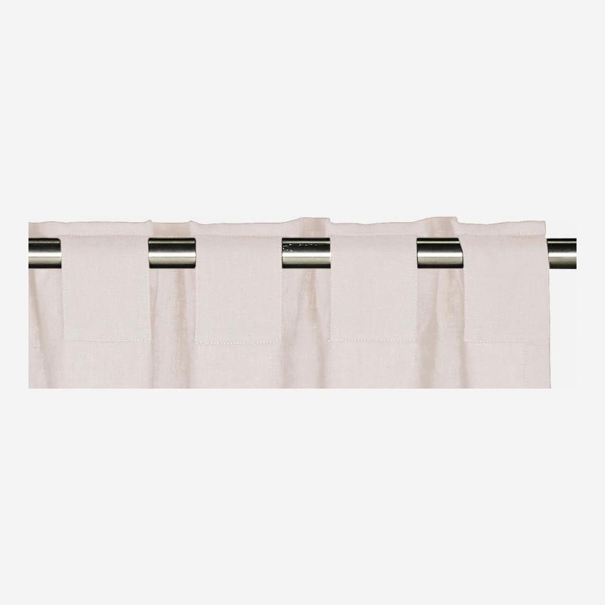Tenda di lino - 135 x 260 cm - Bianco