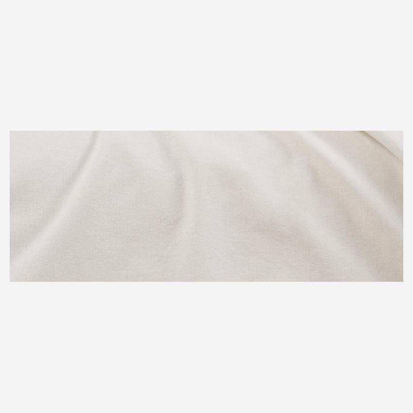 Parure de lit en coton lavé - 200 x 200 cm - Blanc