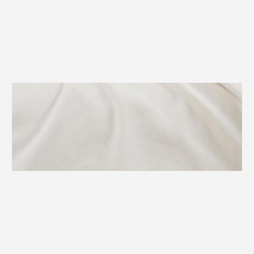 Parure de lit en coton lavé - 200 x 200 cm - Blanc