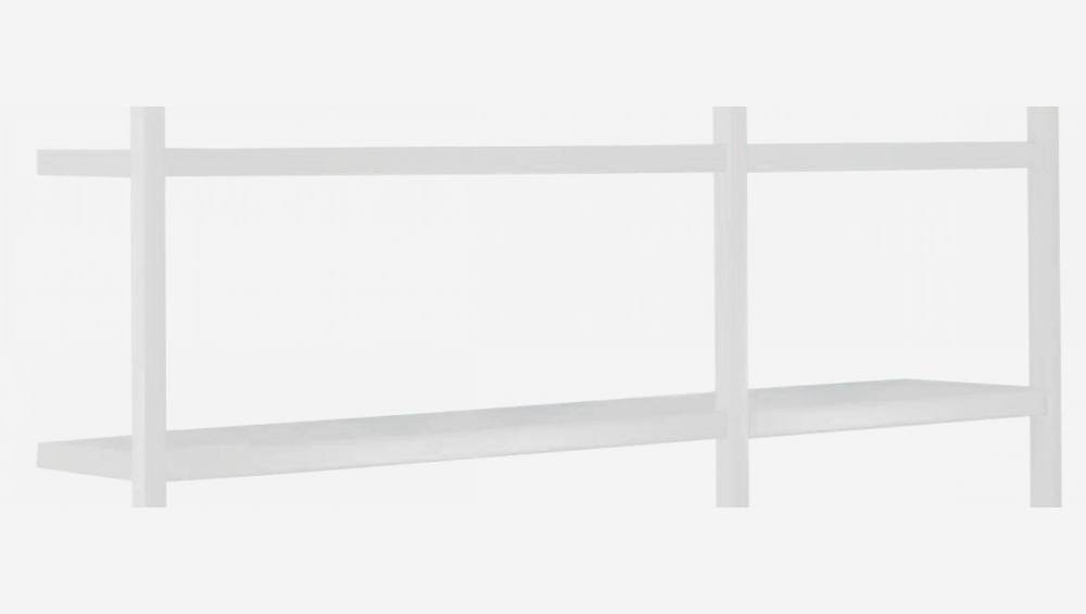 Lote de 2 prateleiras em aço - 90 cm - Branco - Design by Terence Woodgate 