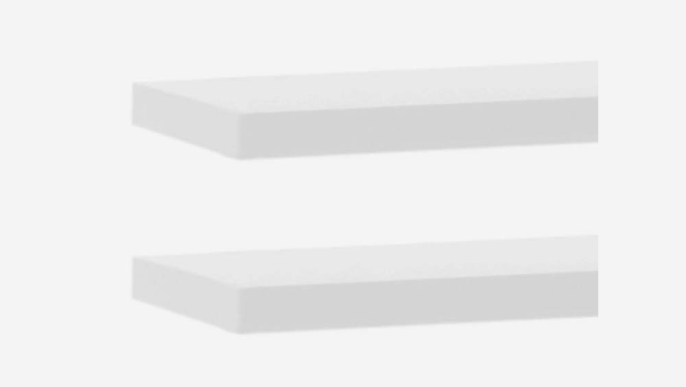 Set 2 estantes de acero - 90 cm - Blanco - Design by Terence Woodgate 