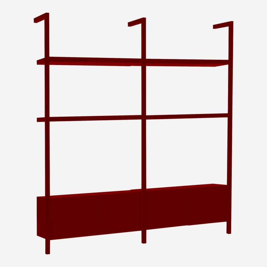 Set 2 estantes de acero - 60 cm - Burdeos - Design by Terence Woodgate 