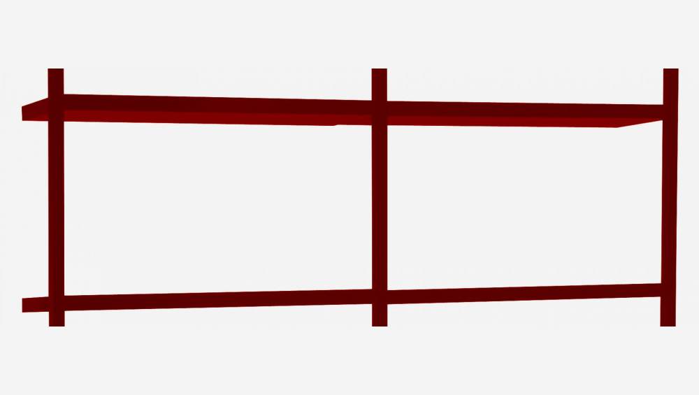 Set 2 estantes de acero - 60 cm - Burdeos - Design by Terence Woodgate 