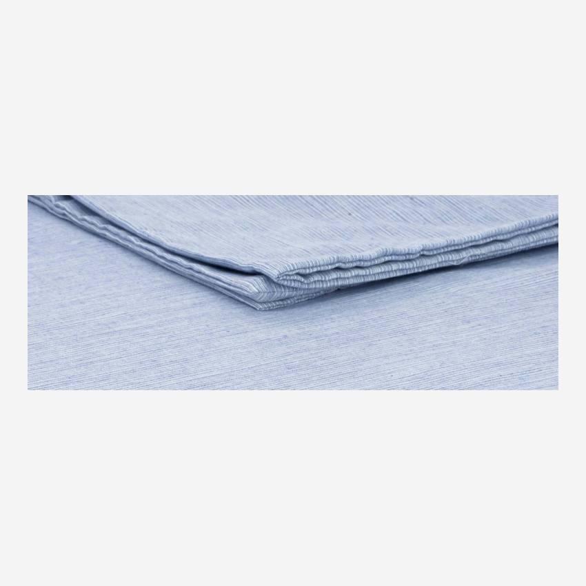 Funda nórdica de algodón - 240x220cm - Azul cielo