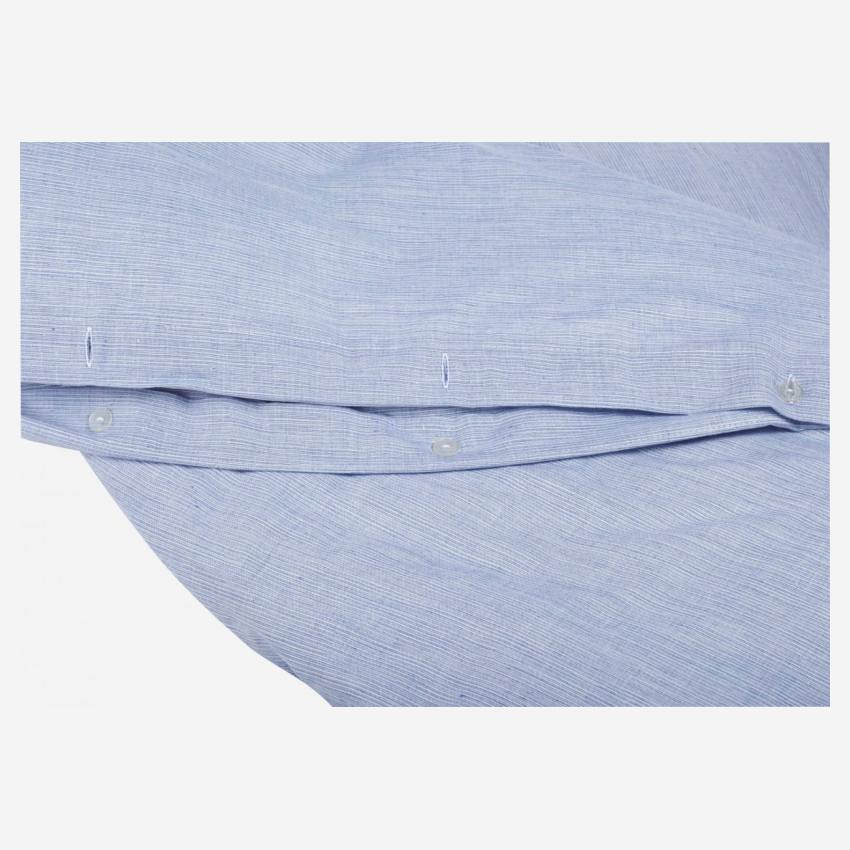 Funda nórdica de algodón - 240x220cm - Azul cielo