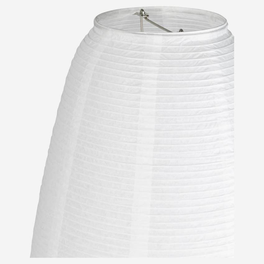 Lámpara de mesa de papel blanco, 37 cm