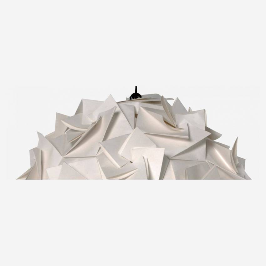 Suspension en papier - Diamètre 48 cm - Blanc