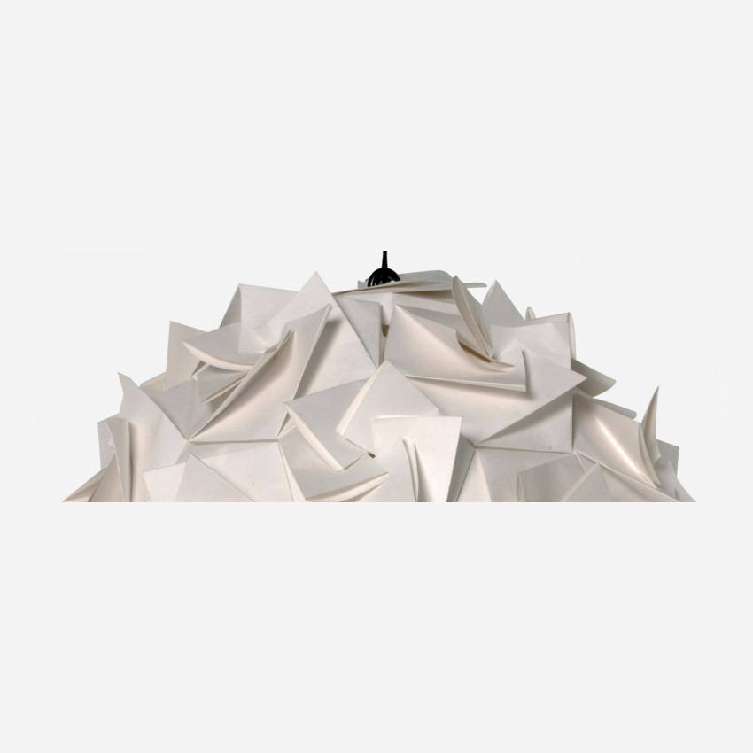 Suspension en papier - Diamètre 48 cm - Blanc