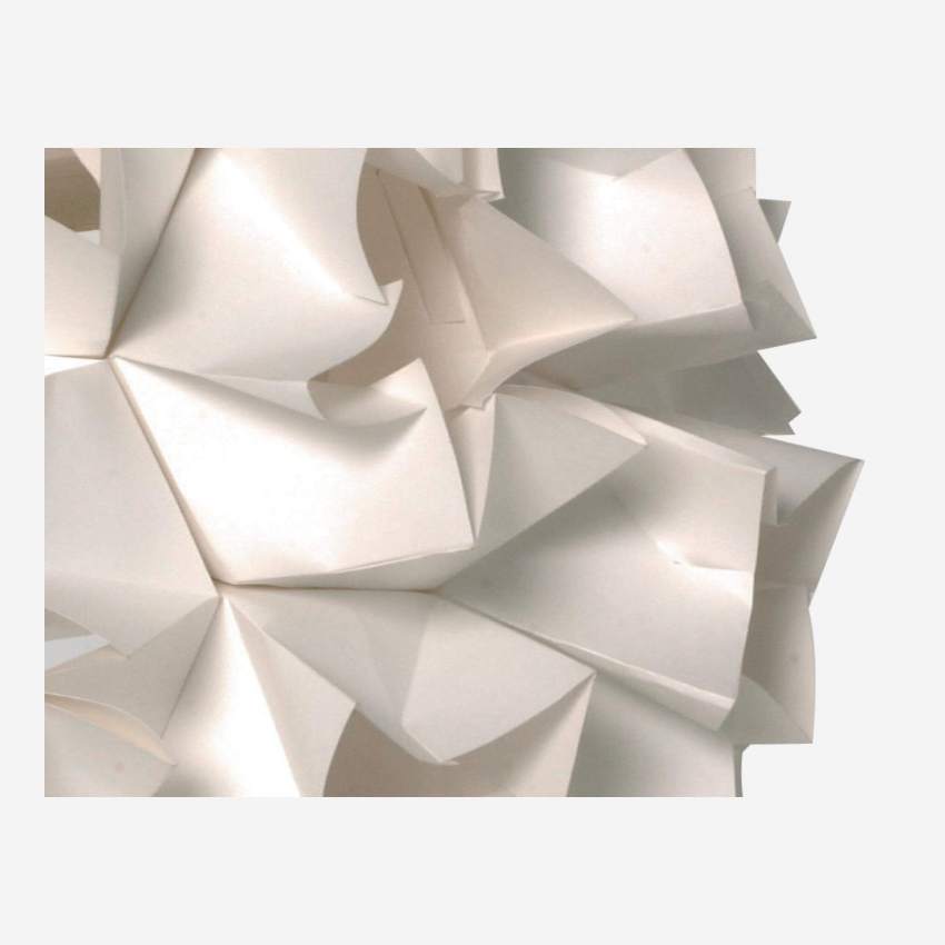 Hängeleuchte aus Papier - Durchmesser: 48 cm - Weiß