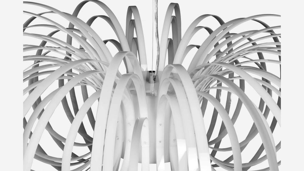 Lampada a sospensione 40cm in acrilico bianco, diametro 100cm
