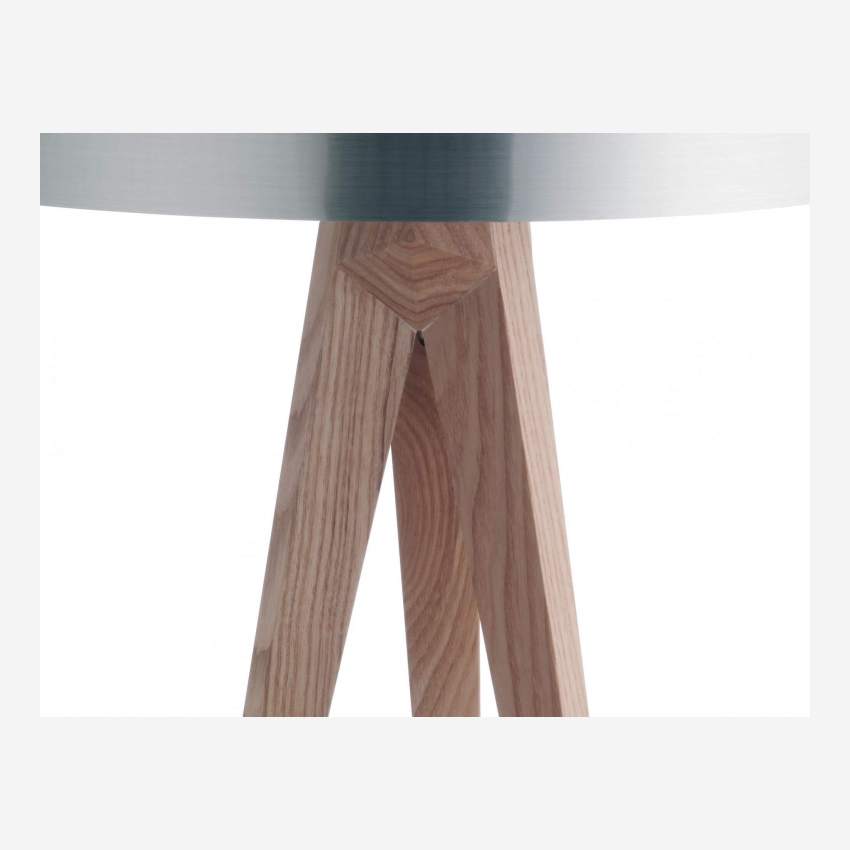 Tischleuchtenfuß, 40cm, aus natürlichem Holz