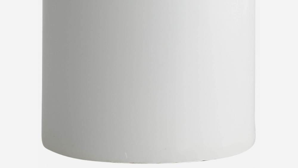 Zylinderförmige Kerze, 15cm, weiß