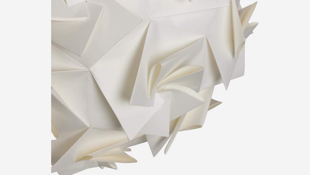 Candeeiro de teto suspenso de papel - 65 cm - Branco