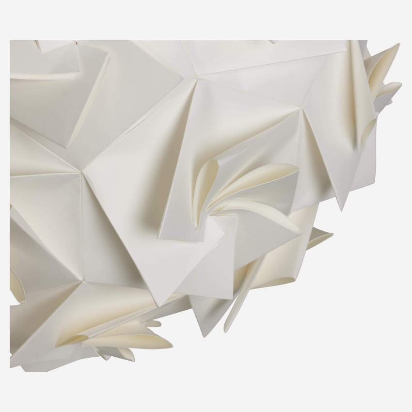 Lámpara de techo de papel blanco, diámetro 65cm