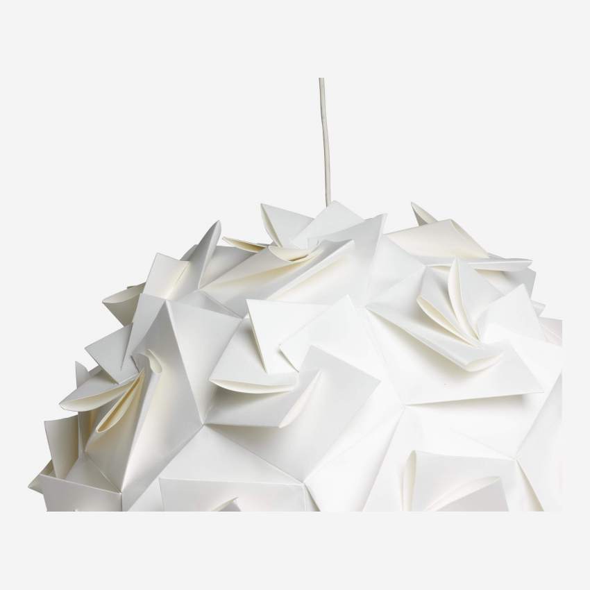 Lámpara de techo de papel blanco, diámetro 65cm