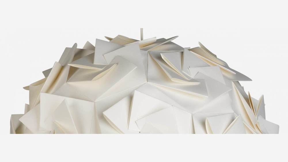 Candeeiro de teto suspenso de papel - 65 cm - Branco