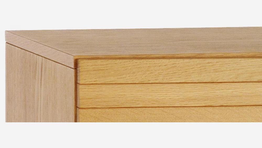 Kleine modulare Aufbewahrungsbox mit Lamellen - Naturholz - Design by James Patterson