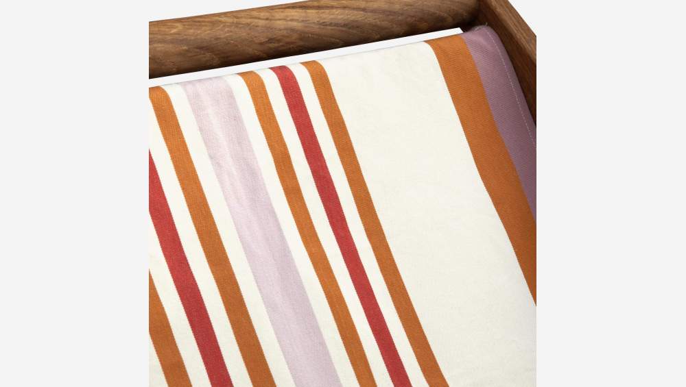 Tela di cotone per sedie a sdraio - Righe arancioni - Motivo by Artiga (struttura venduta separatamente)