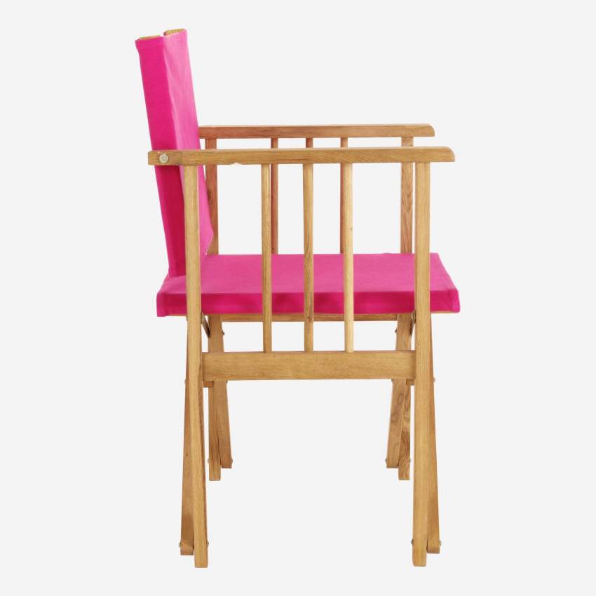 Lona de algodón para silla plegable - Fucsia