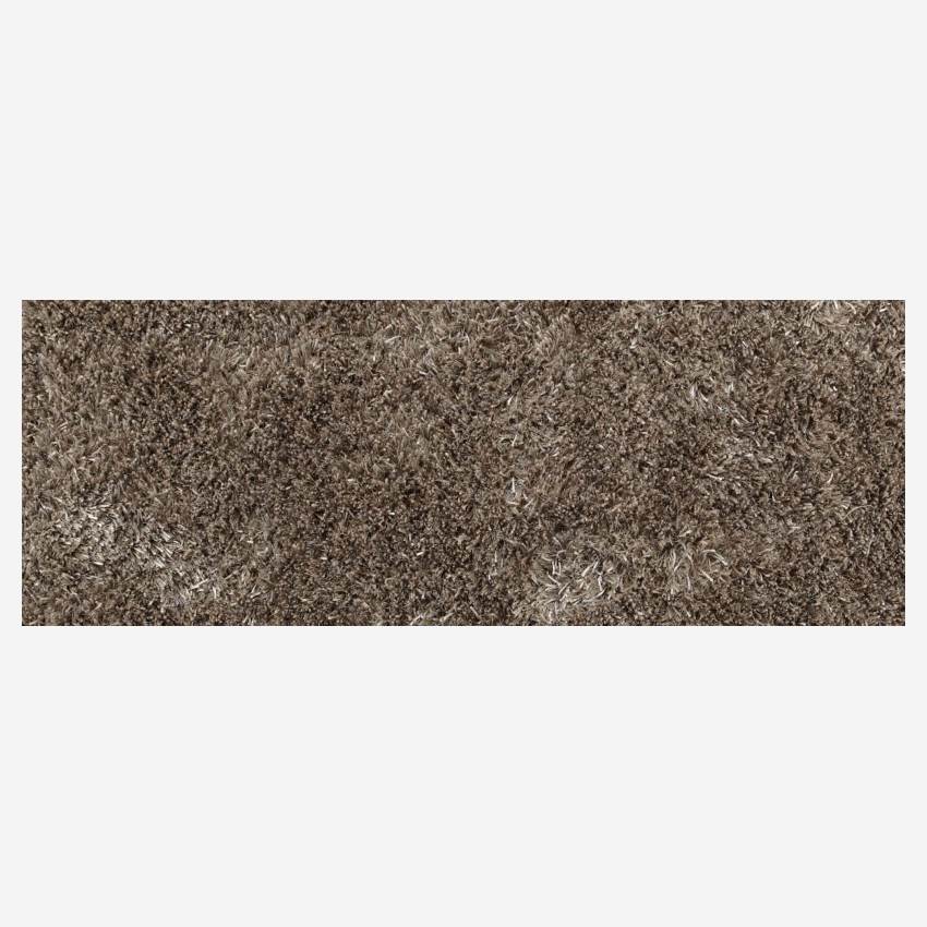 Teppich mit langen Fasern, 170x240cm, mausgrau
