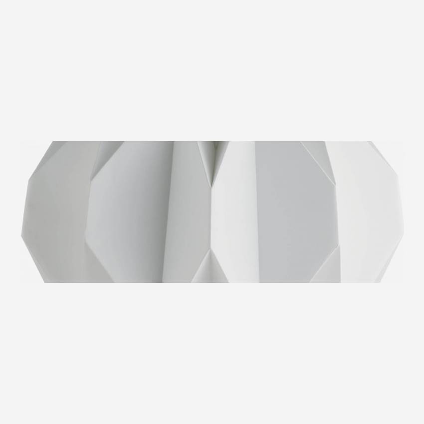 Candeeiro de teto suspenso de papel - Redondo 40 cm - Branco