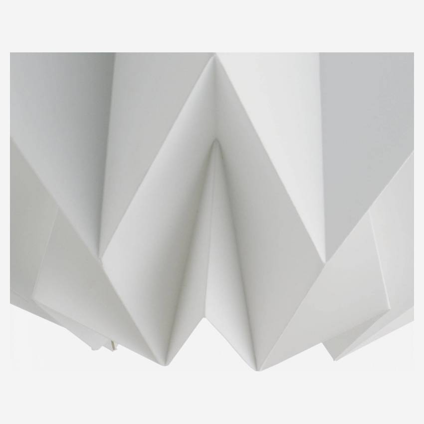 Candeeiro de teto suspenso de papel - Redondo 40 cm - Branco