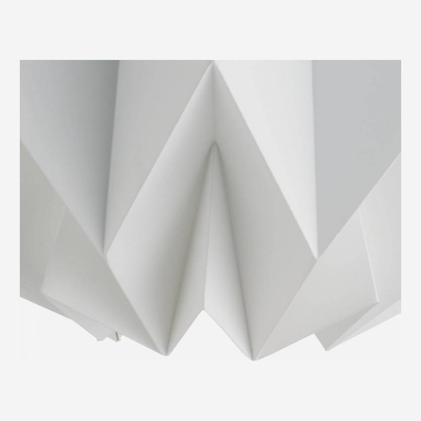 Hängeleuchte aus weißem Papier, Durchmesser: 40cm