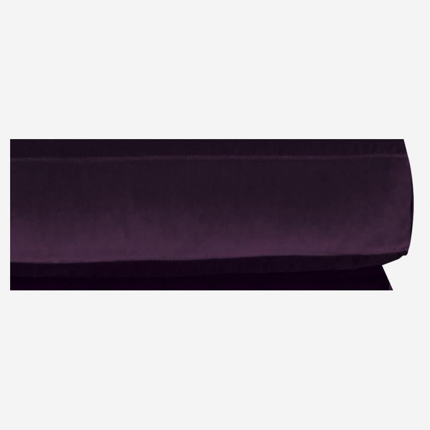 Reposapiés de terciopelo - Violeta - Patas negras