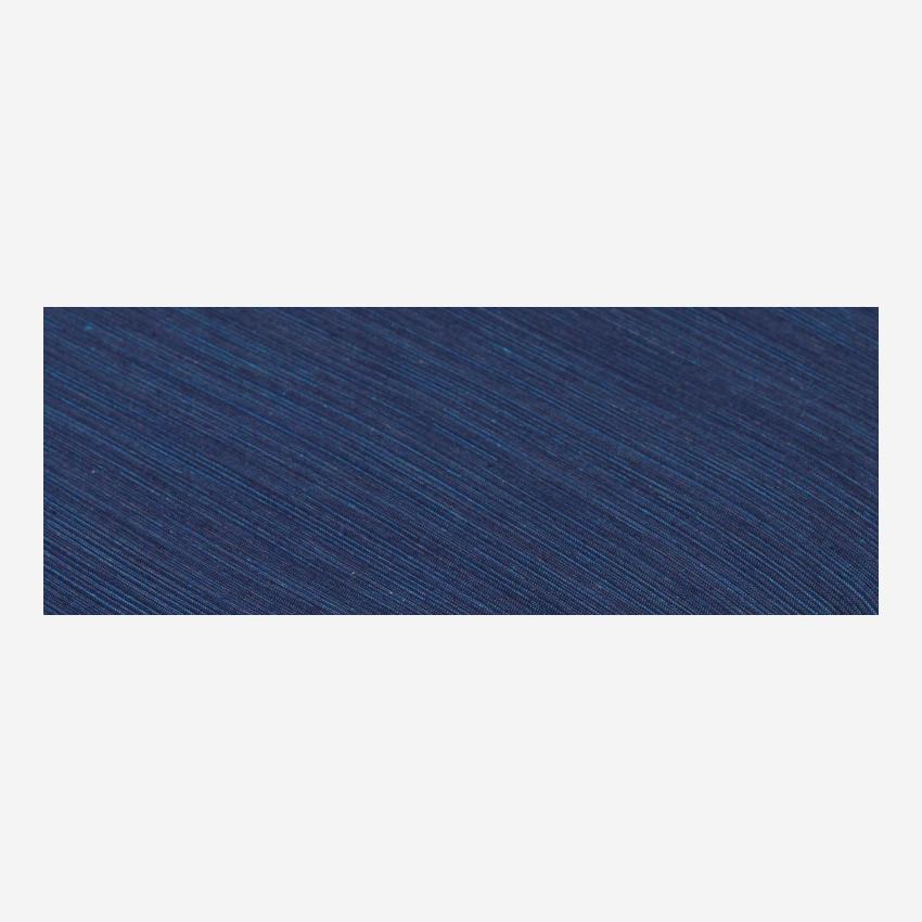 Hoeslaken van katoen - 140 x 200 cm - Nachtblauw