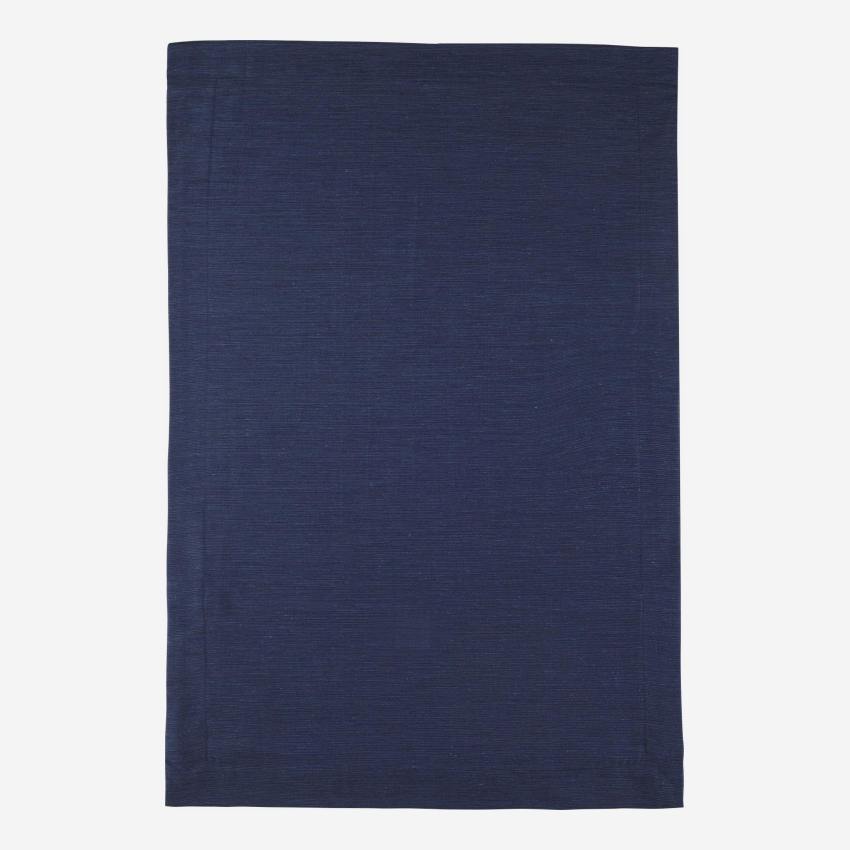 Taie d'oreiller en coton - 50 x 80 cm - Bleu nuit