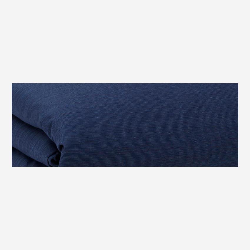 Funda nórdica de algodón - 200 x 200 cm - Azul oscuro