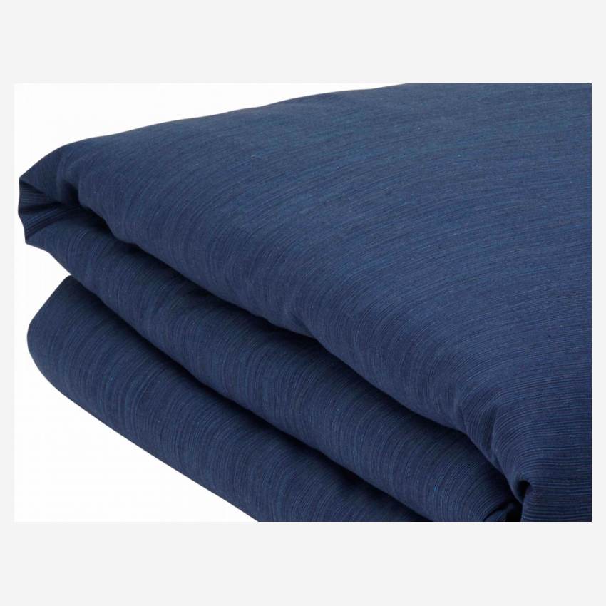 Bettbezug aus Baumwolle - 200 x 200 cm - Nachtblau