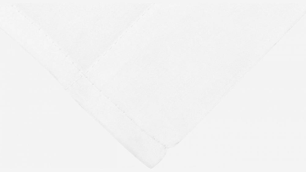 Lençol de algodão - 270 x 300 cm - Branco