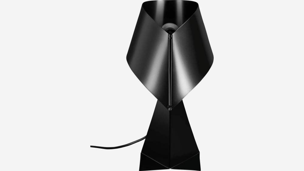 Lámpara de mesa grande 52cm de metal negro