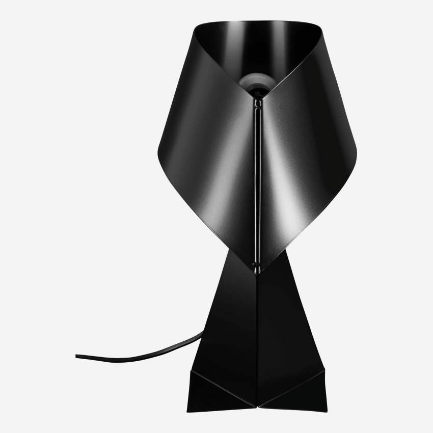 Lámpara de mesa grande 52cm de metal negro