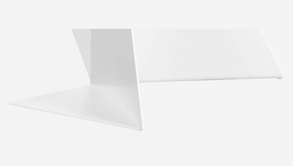 Tischleuchte aus Metall - Weiß - 36 cm