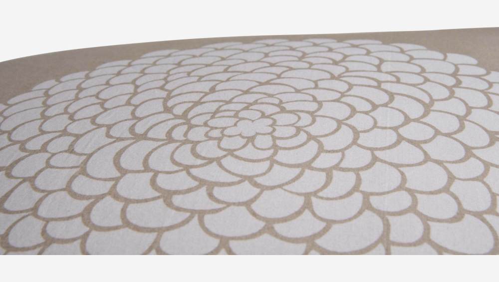 Parure de lit en coton - 140 x 200 cm - Gris